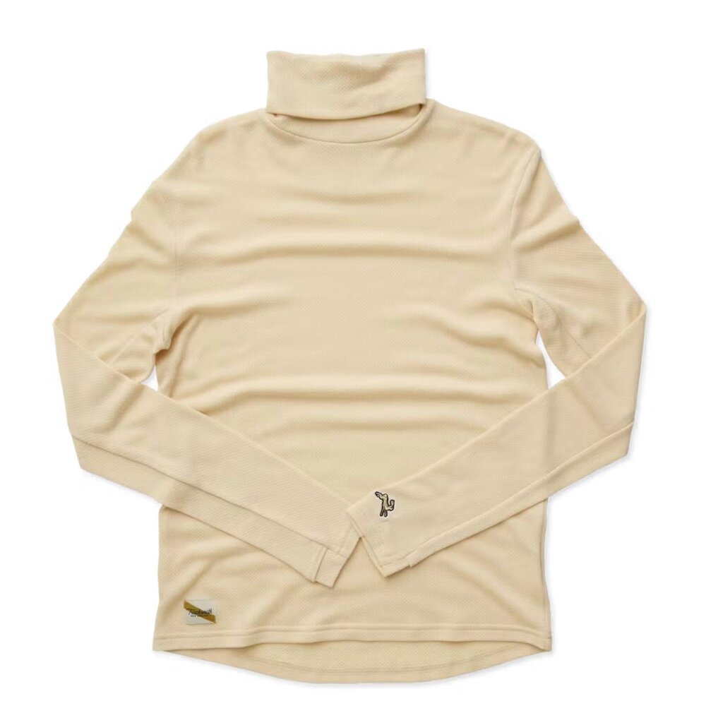 Tracksmith Men's "Fells" Turtleneck in "Dune" Color